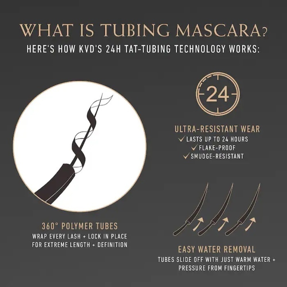Kvd Beauty INK BLACK Full Sleeve Tubing Mascara 🆕️ | Price FIRM | Kat Von D - Picture 7 of 16